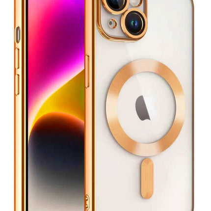 iPhone 15 Kross Magneticsafe Kapak Kılıf - Turuncu