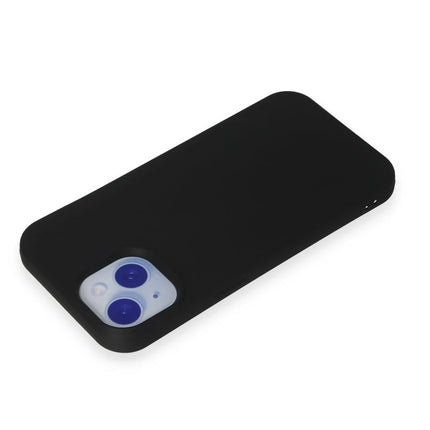 iPhone 15 Nano içi Kadife Silikon Kılıf - Siyah 3