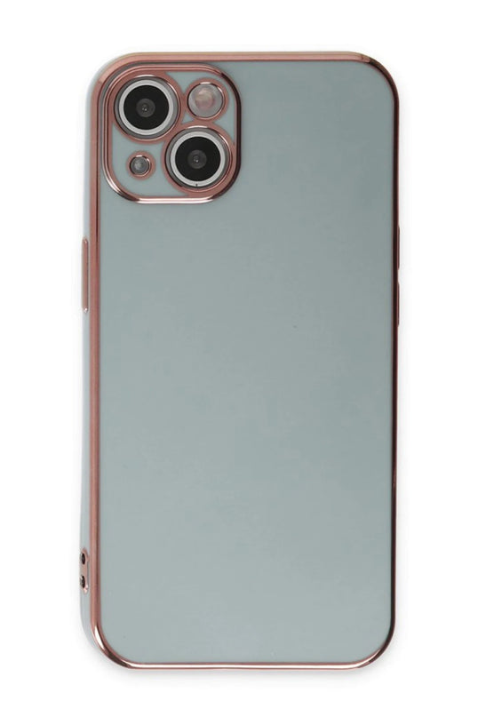 iPhone 15 Volet Silikon Kılıf - Açık Yeşil