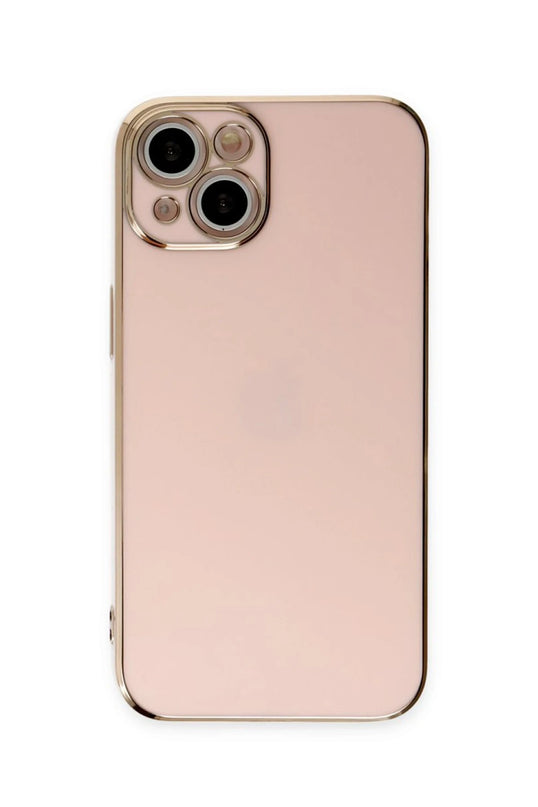 iPhone 15 Volet Silikon Kılıf - Pembe