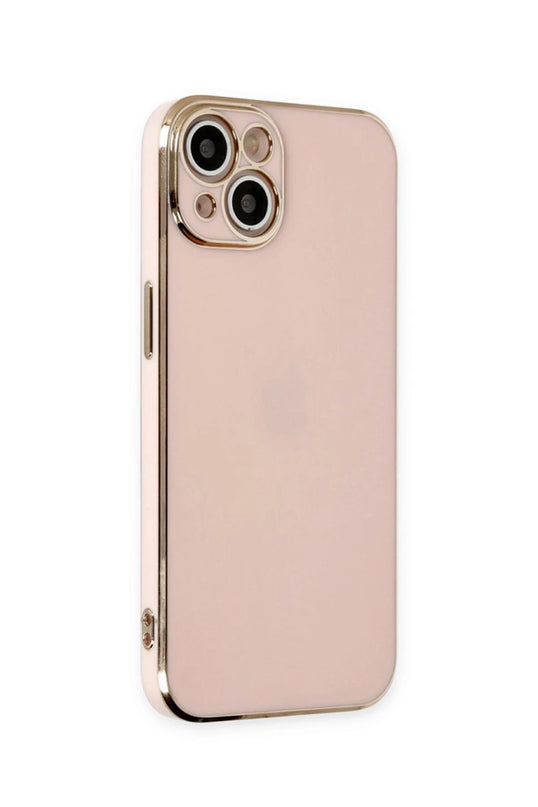 iPhone 15 Volet Silikon Kılıf - Pembe 2