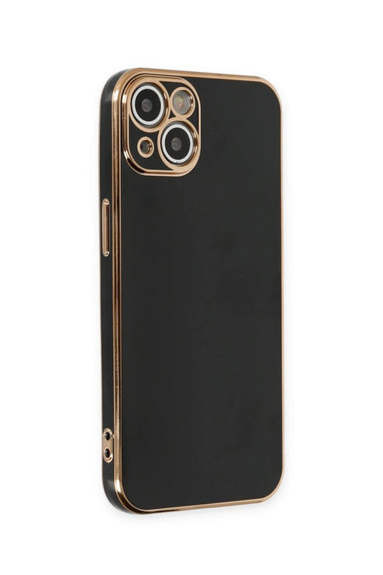 iPhone 15 Volet Silikon Kılıf - Siyah 2