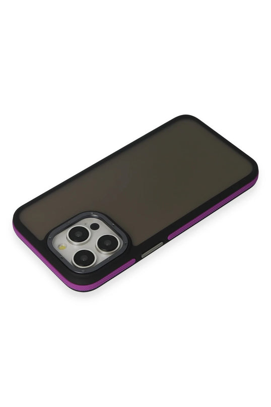 iPhone 15 Pro Harvel Kapak Kılıf - Derin Mor 3