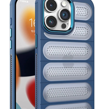 iPhone 15 Pro Airmax Silikon Kapak Kılıf - Lacivert