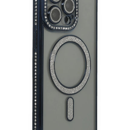iPhone 15 Pro Joke Simli Magneticsafe Kılıf - Lacivert