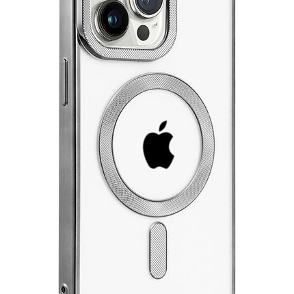 iPhone 15 Pro Kronos Magsafe Kapak Kılıf - Titanyum Gri 2