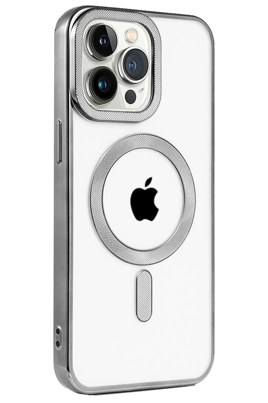 iPhone 15 Pro Kronos Magsafe Kapak Kılıf - Titanyum Gri 2