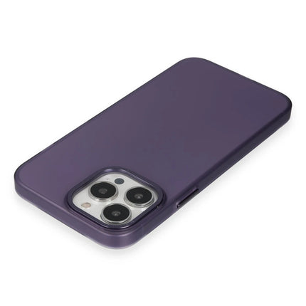 iPhone 15 Pro Modos Metal Kapak Kılıf - Derin Mor 4