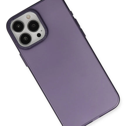 iPhone 15 Pro Modos Metal Kapak Kılıf - Derin Mor 3