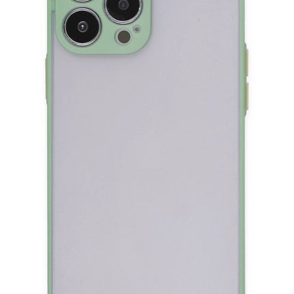 iPhone 15 Pro Montreal Silikon Kapak Kılıf - Açık Yeşil