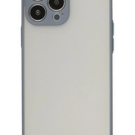 iPhone 15 Pro Montreal Silikon Kapak Kılıf - Gri