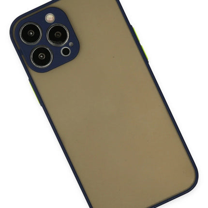 iPhone 15 Pro Montreal Silikon Kapak Kılıf - Lacivert 3