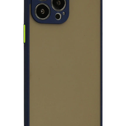 iPhone 15 Pro Montreal Silikon Kapak Kılıf - Lacivert 2