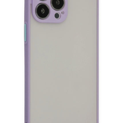 iPhone 15 Pro Montreal Silikon Kapak Kılıf - Mor 3