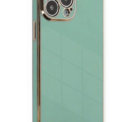 iPhone 15 Pro Volet Silikon Kılıf - Açık Yeşil