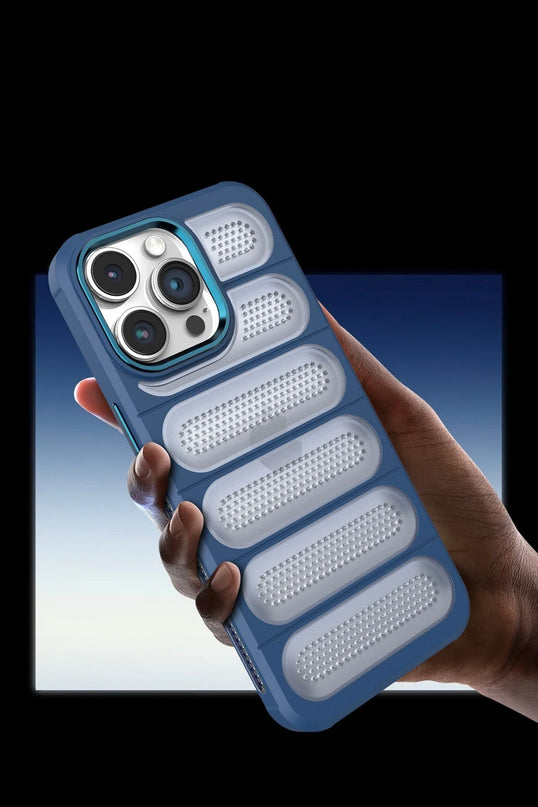 iPhone 15 Pro Max Airmax Silikon Kapak Kılıf - Lacivert 3