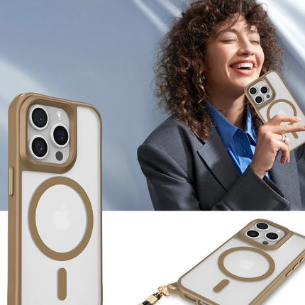 iPhone 15 Pro Max Enka Magsafe Silikon Kılıf - Titan Gri 4