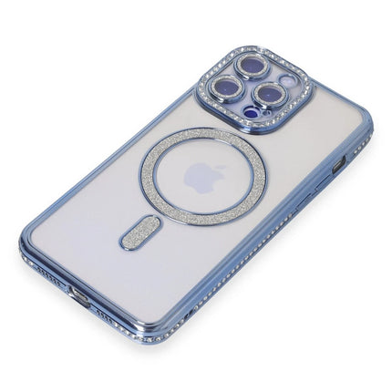 iPhone 15 Pro Max Joke Simli Magneticsafe Kılıf - Mavi 3