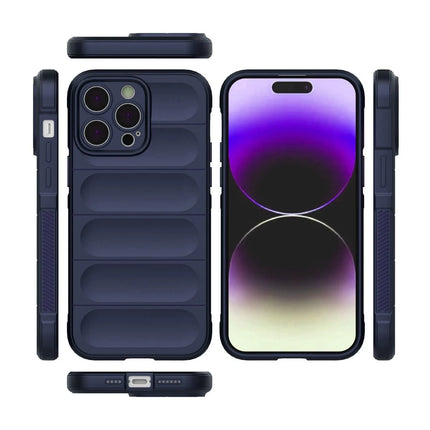 iPhone 15 Pro Max Optimum Silikon Kılıf - Lacivert 2