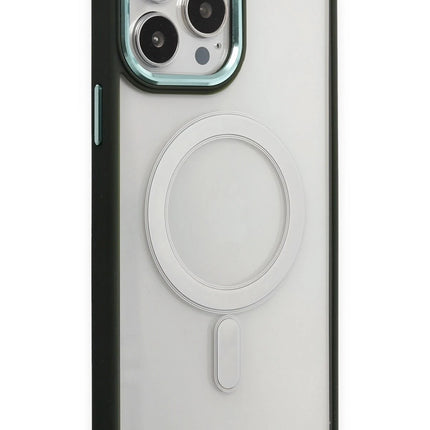 iPhone 15 Pro Max Room Magneticsafe Silikon Kılıf - Köknar Yeşili