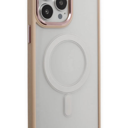 iPhone 15 Pro Max Room Magneticsafe Silikon Kılıf - Pudra