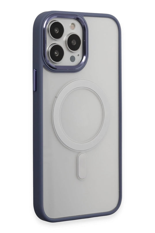 iPhone 15 Pro Max Room Magneticsafe Silikon Kılıf - Sierra Blue