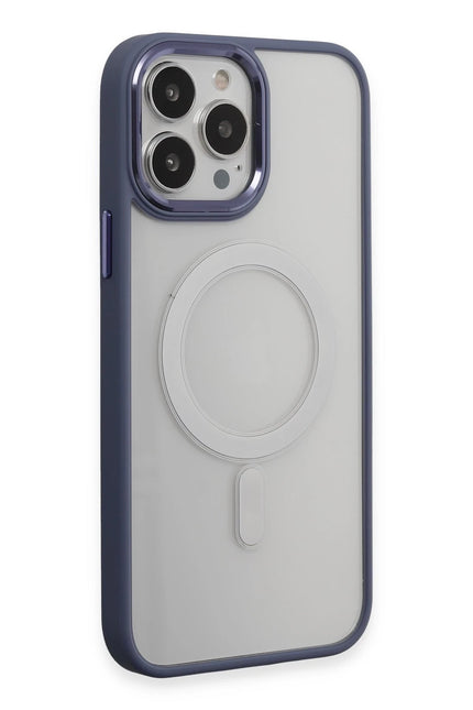 iPhone 15 Pro Max Room Magneticsafe Silikon Kılıf - Sierra Blue
