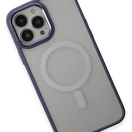 iPhone 15 Pro Max Room Magneticsafe Silikon Kılıf - Sierra Blue 3