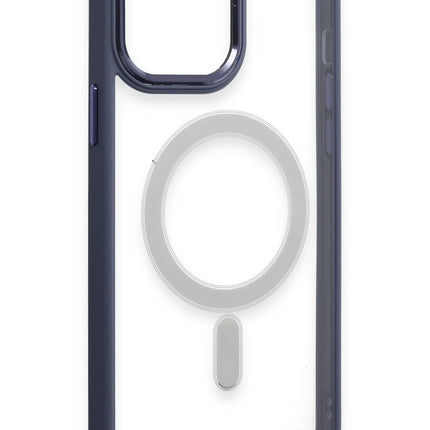 iPhone 15 Pro Max Room Magneticsafe Silikon Kılıf - Sierra Blue 4