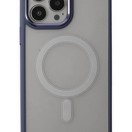 iPhone 15 Pro Max Room Magneticsafe Silikon Kılıf - Sierra Blue 2