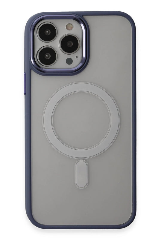 iPhone 15 Pro Max Room Magneticsafe Silikon Kılıf - Sierra Blue 2