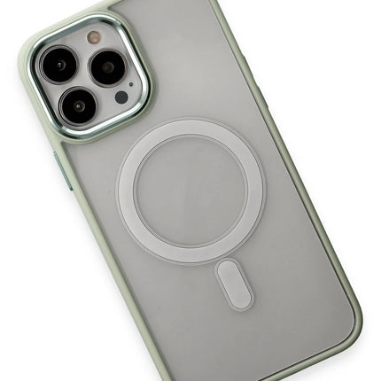iPhone 15 Pro Max Room Magneticsafe Silikon Kılıf - Su Yeşili 3