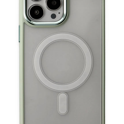 iPhone 15 Pro Max Room Magneticsafe Silikon Kılıf - Su Yeşili 2