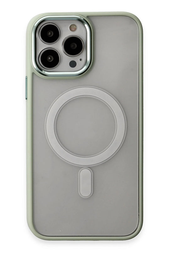 iPhone 15 Pro Max Room Magneticsafe Silikon Kılıf - Su Yeşili 2