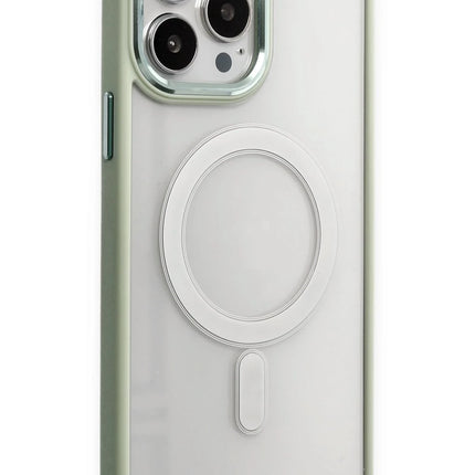 iPhone 15 Pro Max Room Magneticsafe Silikon Kılıf - Su Yeşili