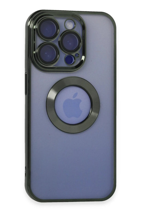 iPhone 15 Pro Max Slot Silikon Kılıf - Köknar Yeşili