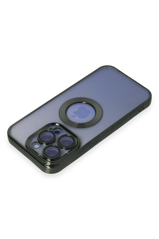 iPhone 15 Pro Max Slot Silikon Kılıf - Köknar Yeşili 3