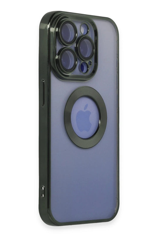 iPhone 15 Pro Max Slot Silikon Kılıf - Köknar Yeşili 2