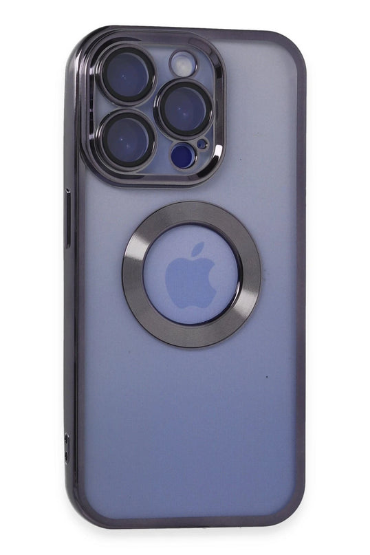 iPhone 15 Pro Max Slot Silikon Kılıf - Mor