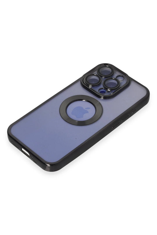 iPhone 15 Pro Max Slot Silikon Kılıf - Siyah 4
