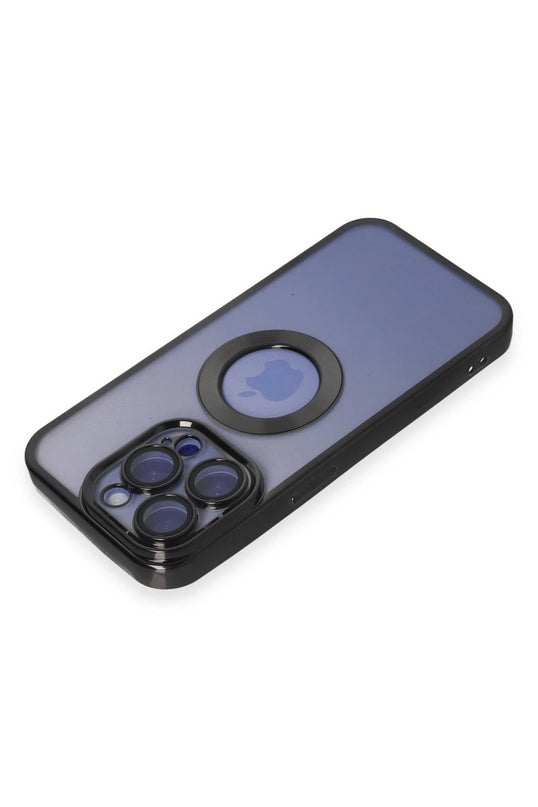 iPhone 15 Pro Max Slot Silikon Kılıf - Siyah 3