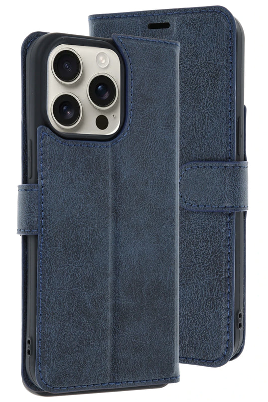 iPhone 15 Pro Max Trend S Plus Kapaklı Kılıf - Lacivert