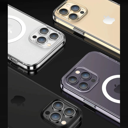 iPhone 15 Pro Max Tron Şeffaf Magsafe Kapak Kılıf 7