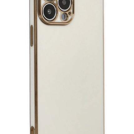 iPhone 15 Pro Max Volet Silikon Kılıf - Beyaz 3