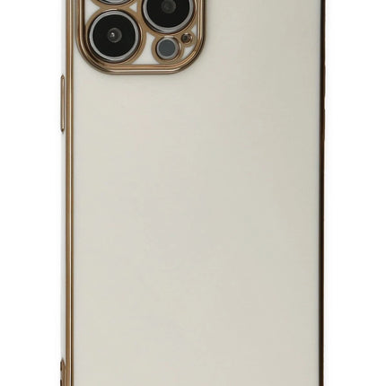 iPhone 15 Pro Max Volet Silikon Kılıf - Beyaz