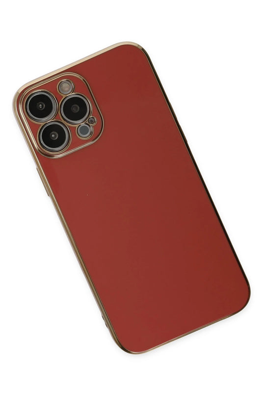 iPhone 15 Pro Max Volet Silikon Kılıf - Kırmızı 2