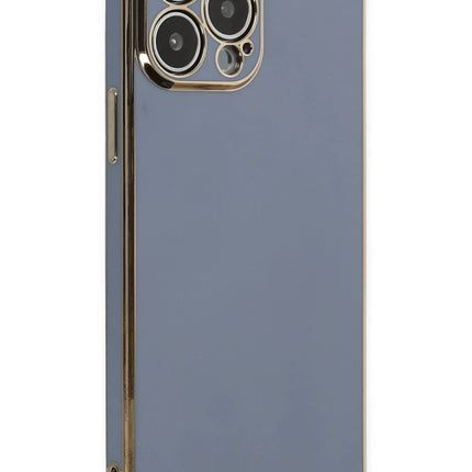 iPhone 15 Pro Max Volet Silikon Kılıf - Mavi 3