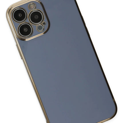 iPhone 15 Pro Max Volet Silikon Kılıf - Mavi 2