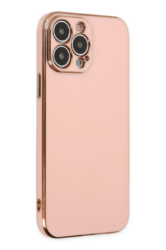 iPhone 15 Pro Max Volet Silikon Kılıf - Pembe 3