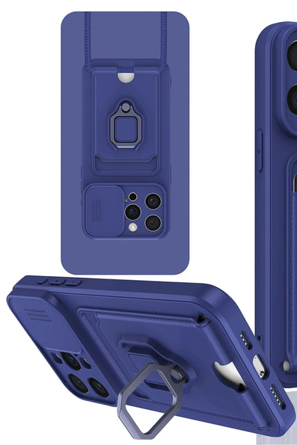 iPhone 15 Pro Max Zuma Kartvizitli Yüzüklü Silikon Kılıf